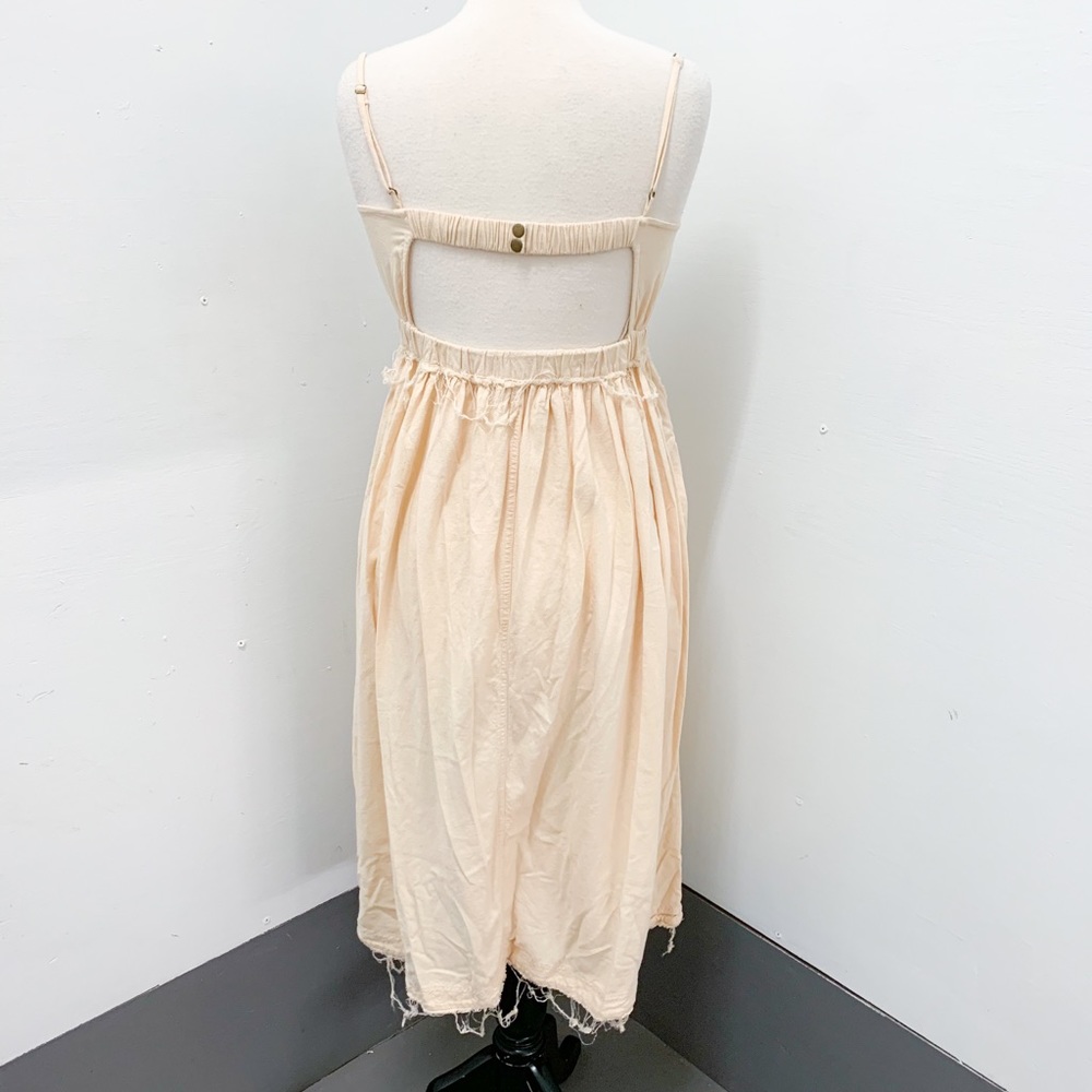 Urban Outfitters Linen Blend Raw Hem Dress - Picture 6 of 11